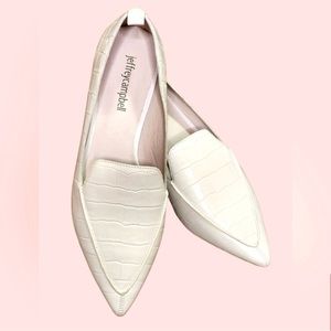 Jeffrey Campbell Fiona pointed toes loafers brand new